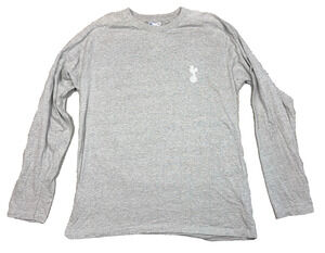 Tottenham Hotspur Shirt 3XL Gray Long Sleeve Embroidered Crest Raglan Spurs